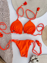 Coral Orange Bikini